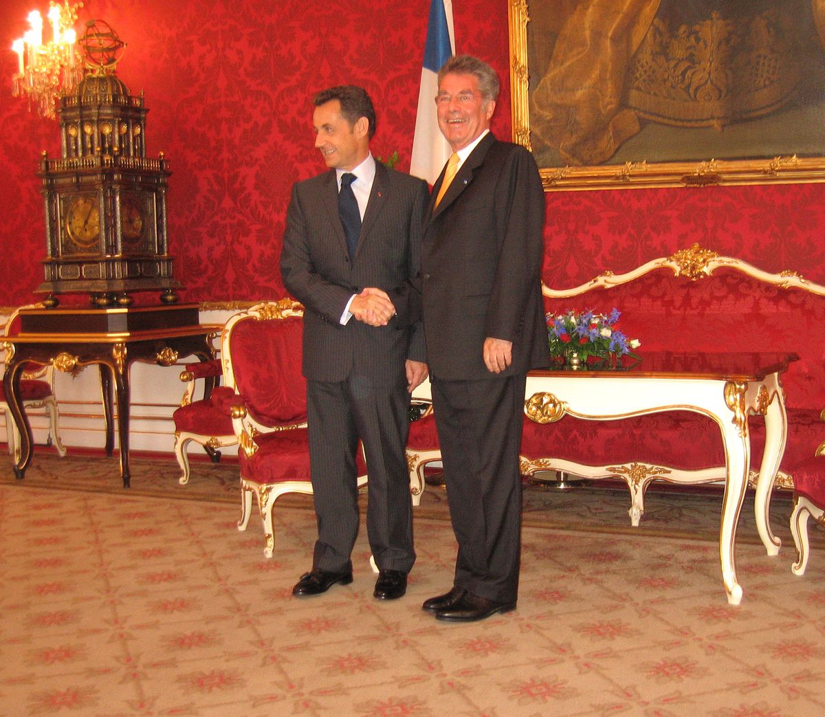 Sarkozy'nin Avusturya Temasları