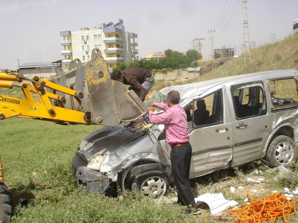 Silvan'da Trafik Kazası : 4 Yaralı