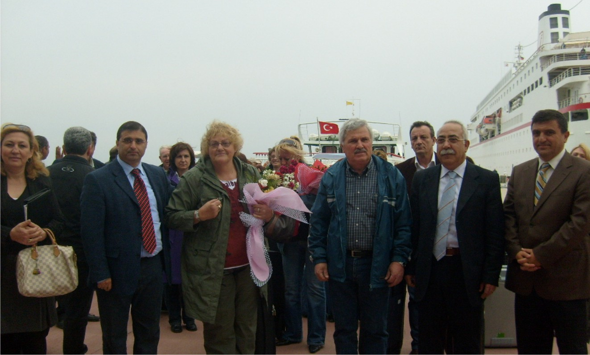 Türk Heyeti Sisam Adası'nda