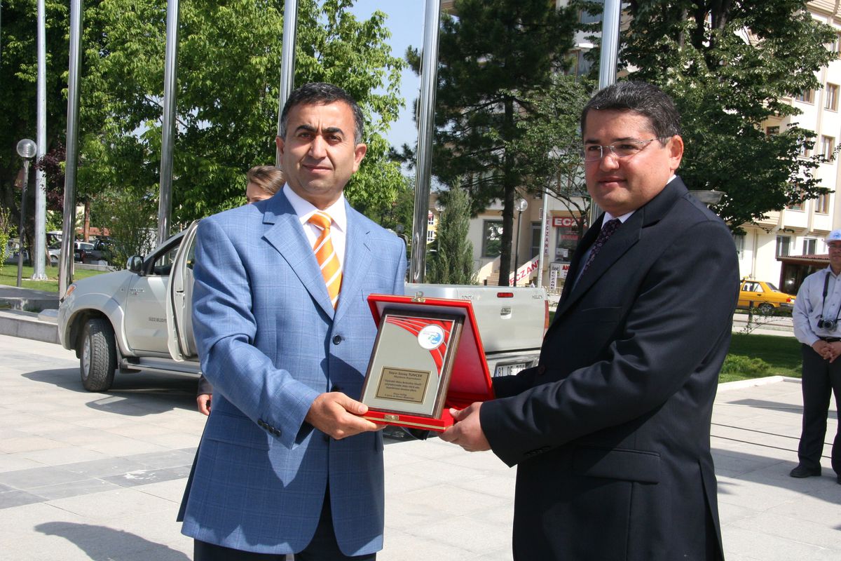 Çevreci Kaymakam Savaş Tuncel Ödüllendirildi