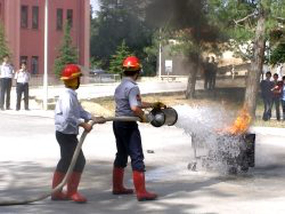 Hastanede Yangın Tatbikatı
