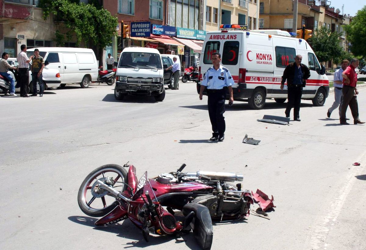 Konya'da Trafik Kazası: 1 Yaralı