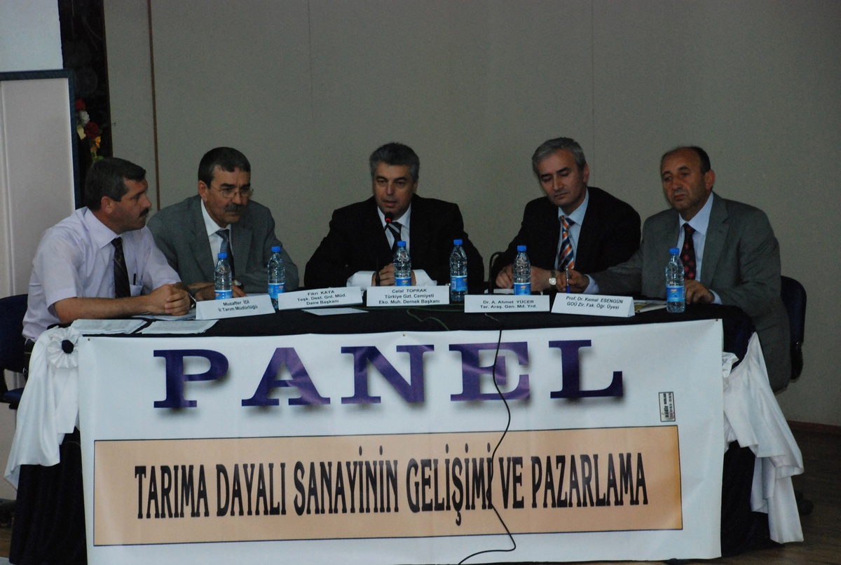 Tokat'ta'tarımsal Sanayinin Gelişimi ve Pazarlama' Paneli