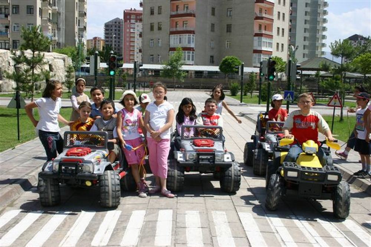 Trafik Parkına Çocuklardan Yoğun İlgi