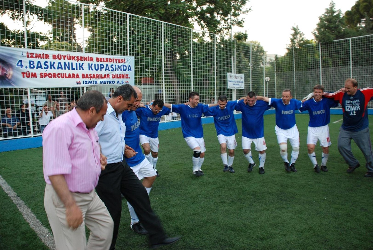 Başkanlık Kupasında Şampiyonluk Halayı