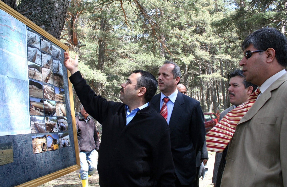 Bolu Valisi Halil İbrahim Akpınar, Taşlıyayla Göletinde İncelemelerde Bulundu
