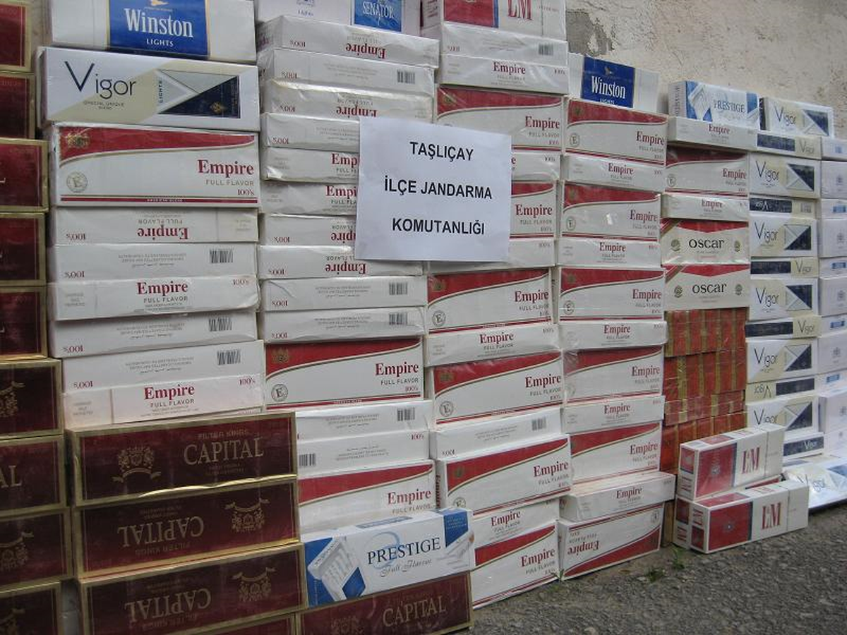 Taşlıçay'da Kaçak Sigara Operasyonu