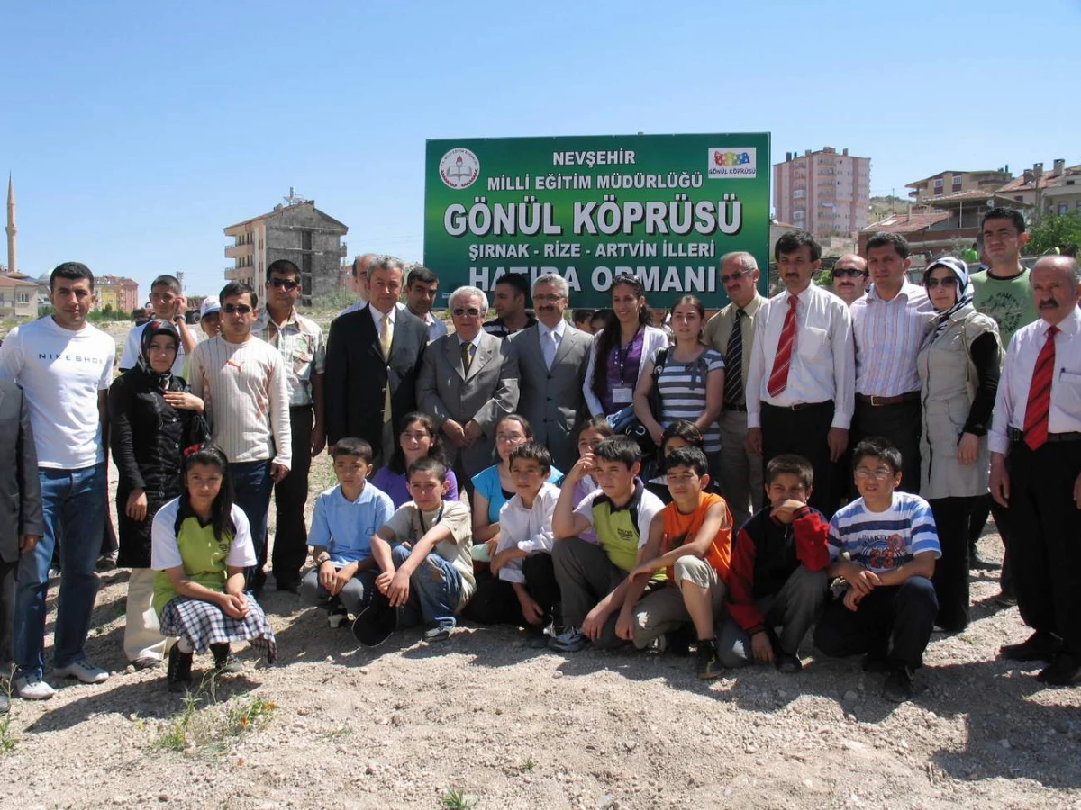 Nevşehir\'de Gönül Köprüsü Hatıra Ormanı Oluşturuldu