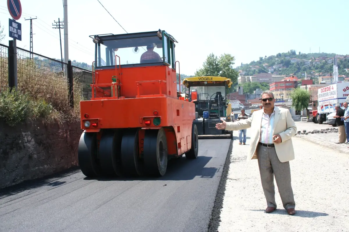 Başkan Gonca, Asfalt Çalışmalarını İnceledi