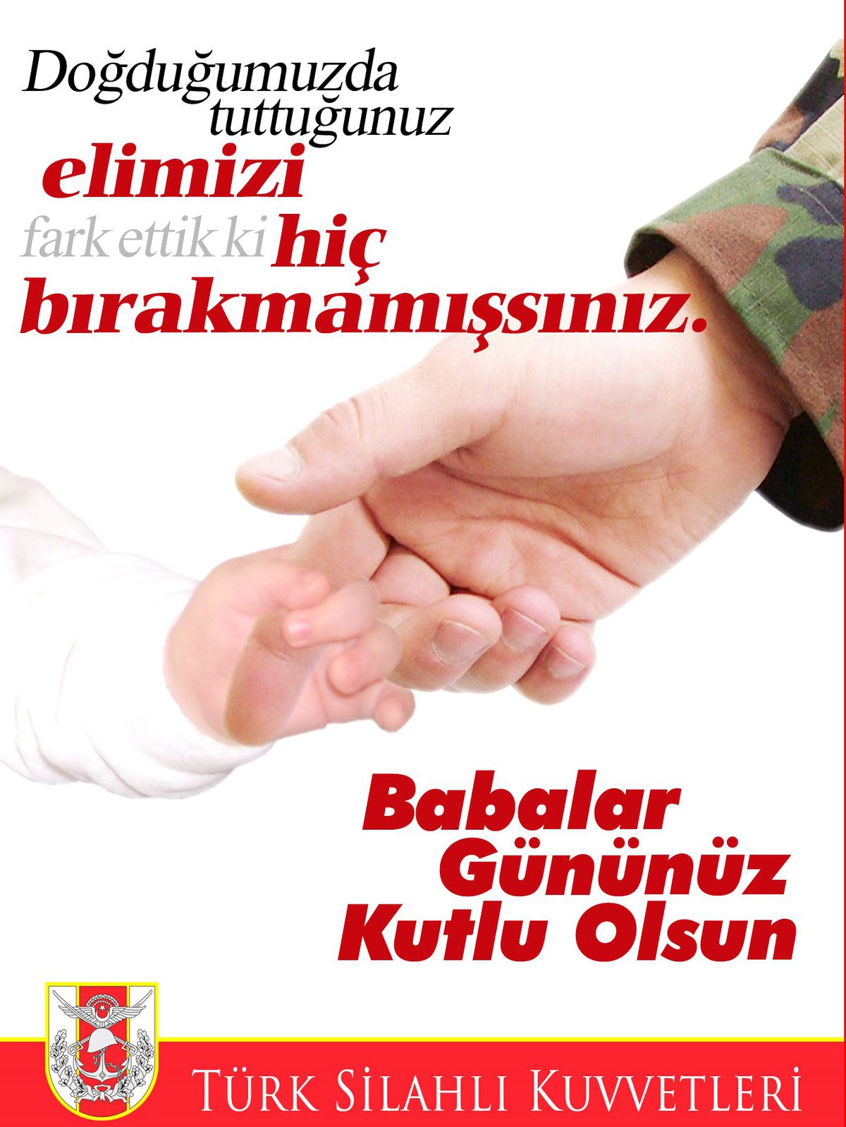Genelkurmay'dan 'Babalar Günü' Afişi