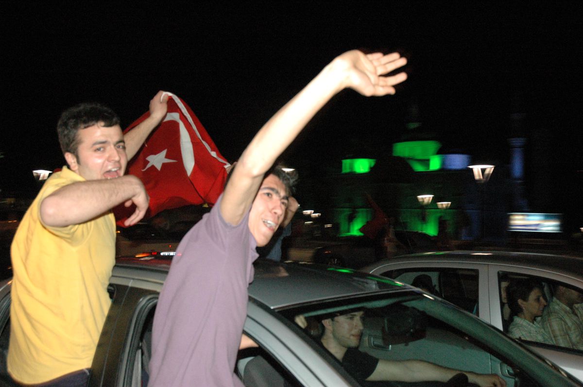 Malatya'da Milli Maç Coşkusu