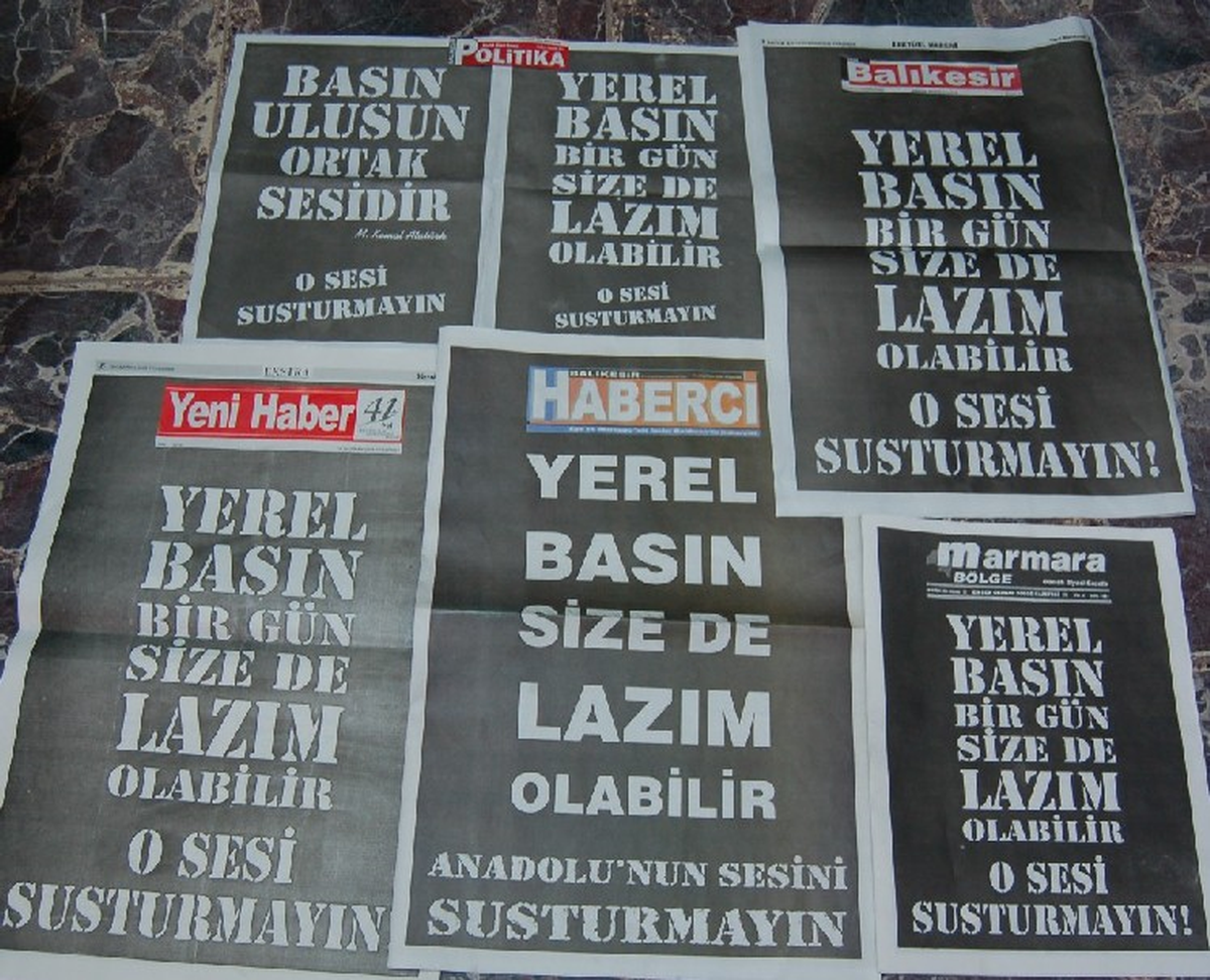 Balıkesir Basınından, 'Siyah' Tepki