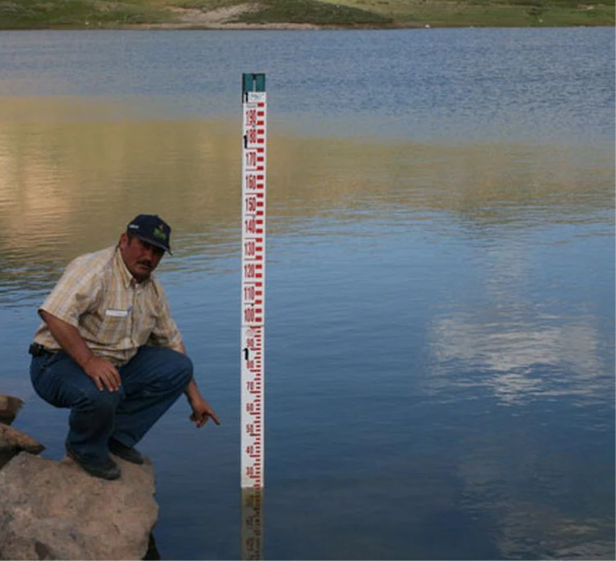 Erciyes Tekir Baraj Göleti\'nde Su Seviyesinde Düşüş