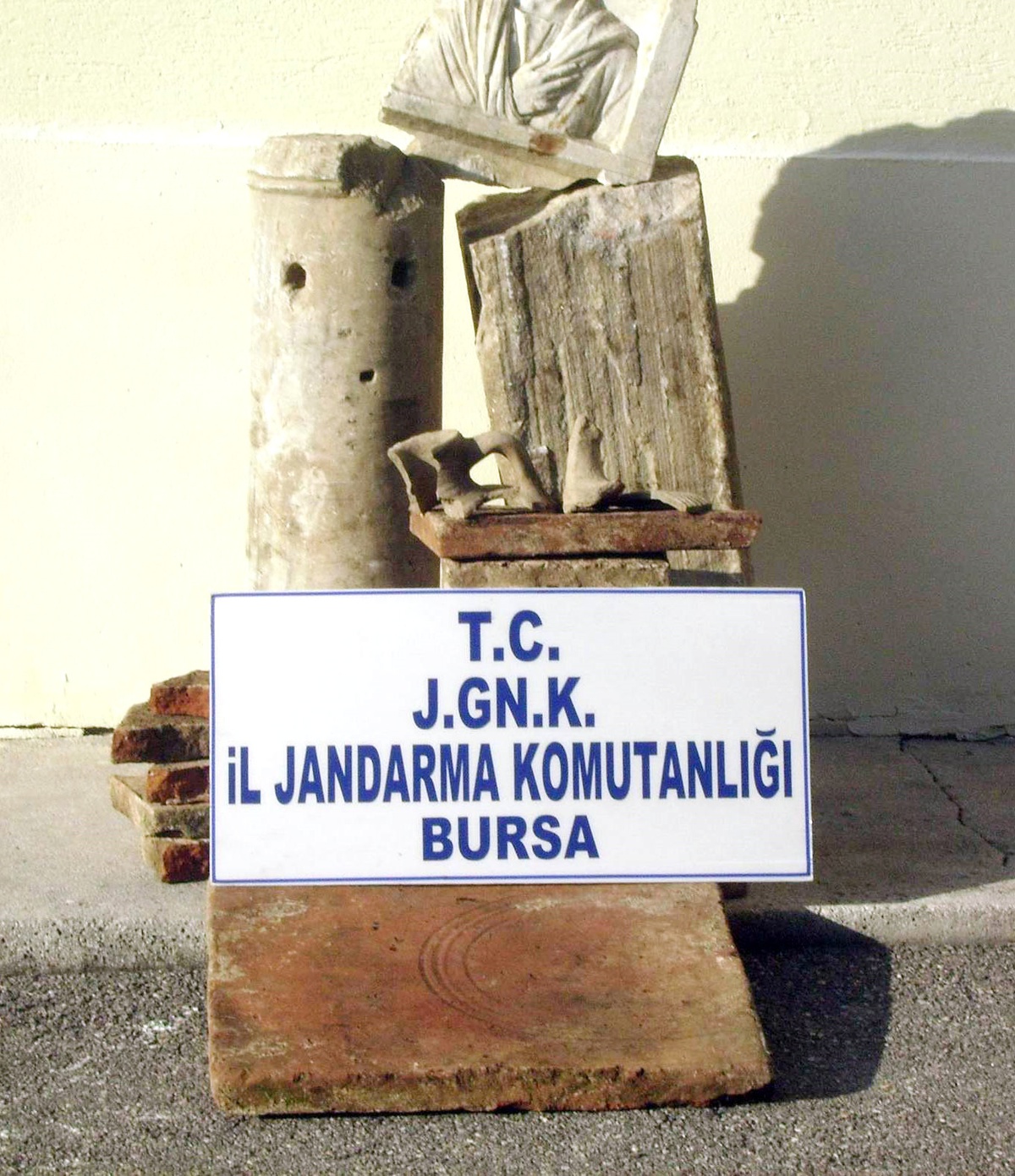 Jandarmadan Tarihi Eser Operasyonu