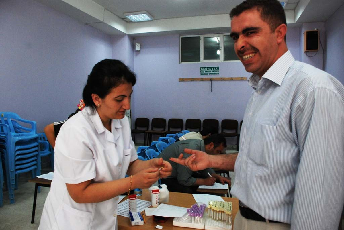 Siirt'te Kan Bağışı Kampanyasına Destek