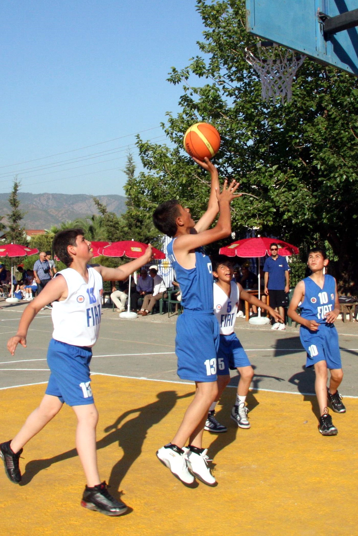 Marmaris'te Fiatboll Basketbol Şenliği