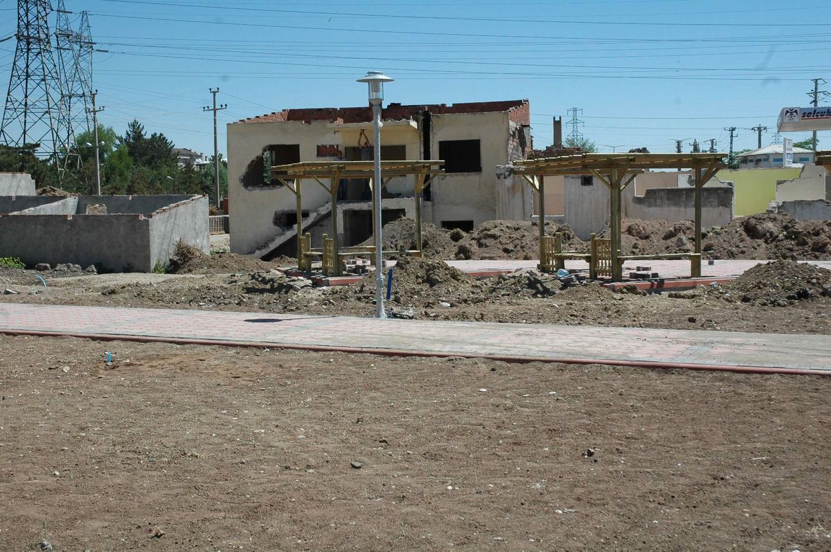 Sivas'ta Gecekondu Yıkımı
