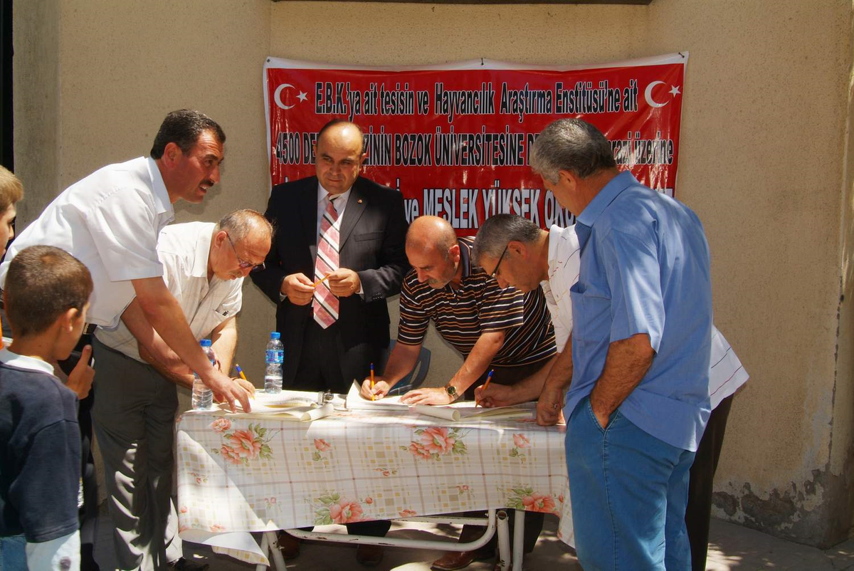 Yerköy İlçesinde İmza Kampanyası