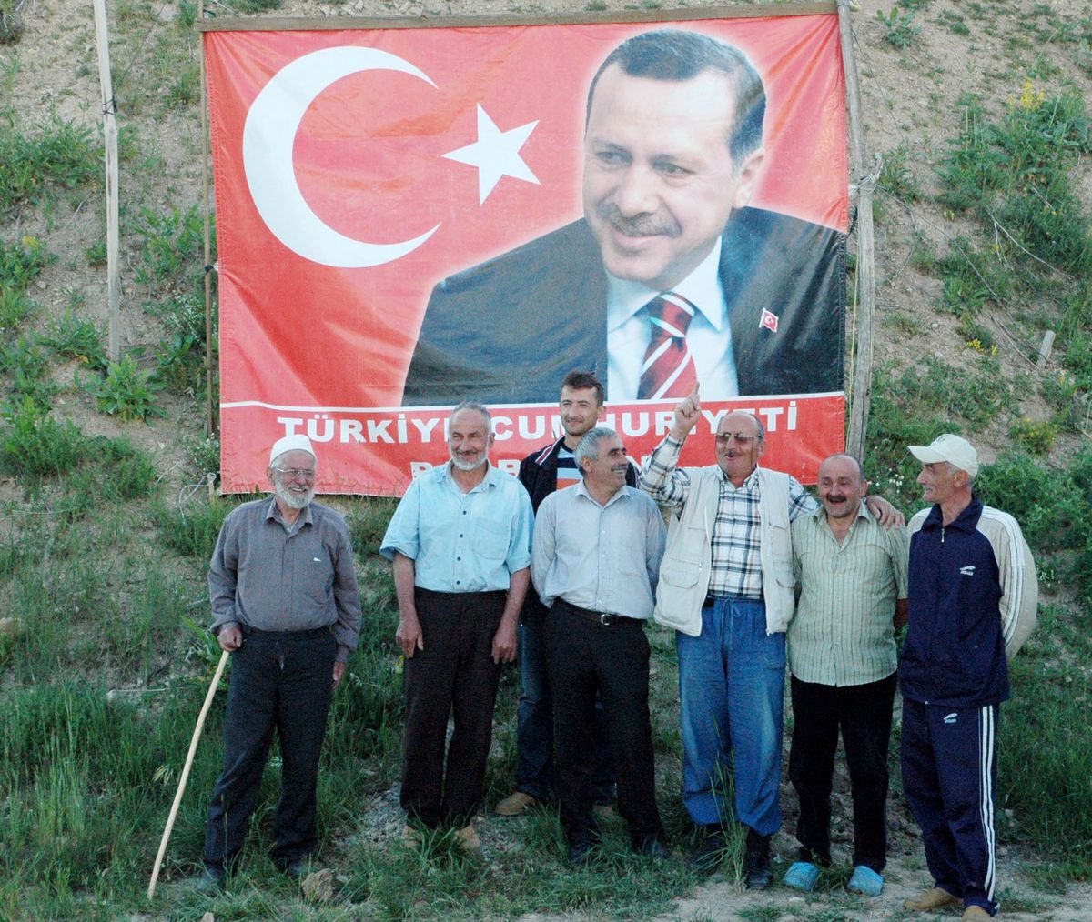 Başbakan Erdoğan'a Köylülerinden Pankartlı Sevgi