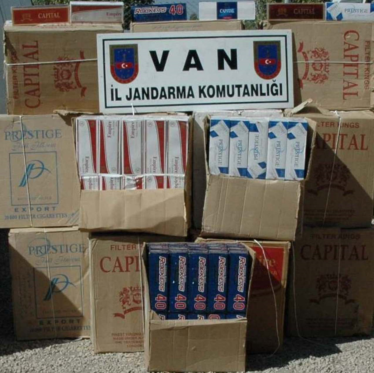 Van'da Kaçak Sigara Operasyonu