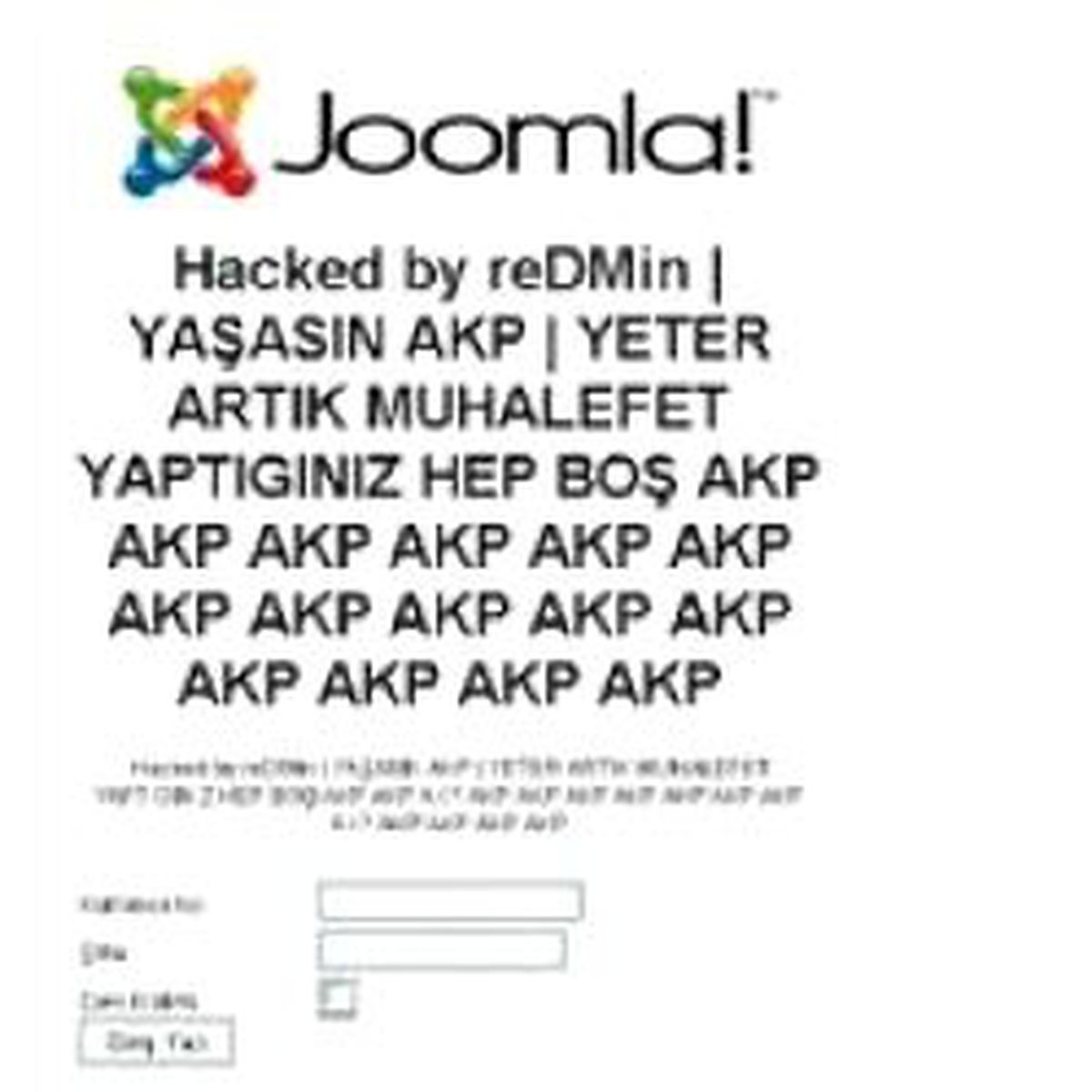 CHP'li Kılıçdaroğlu'nun Sitesi Hacklendi