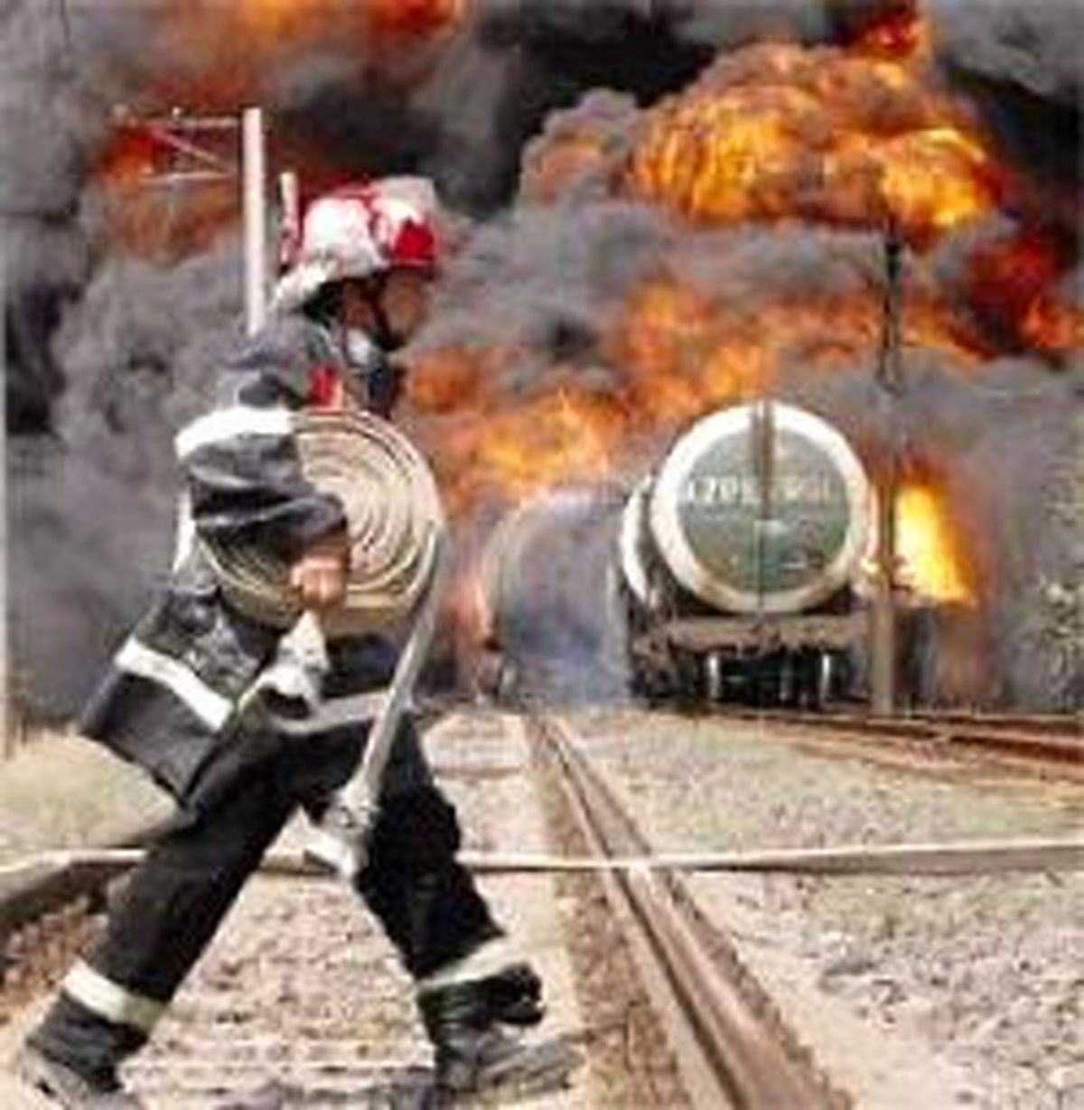 Petrol Treni Mayına Çarptı