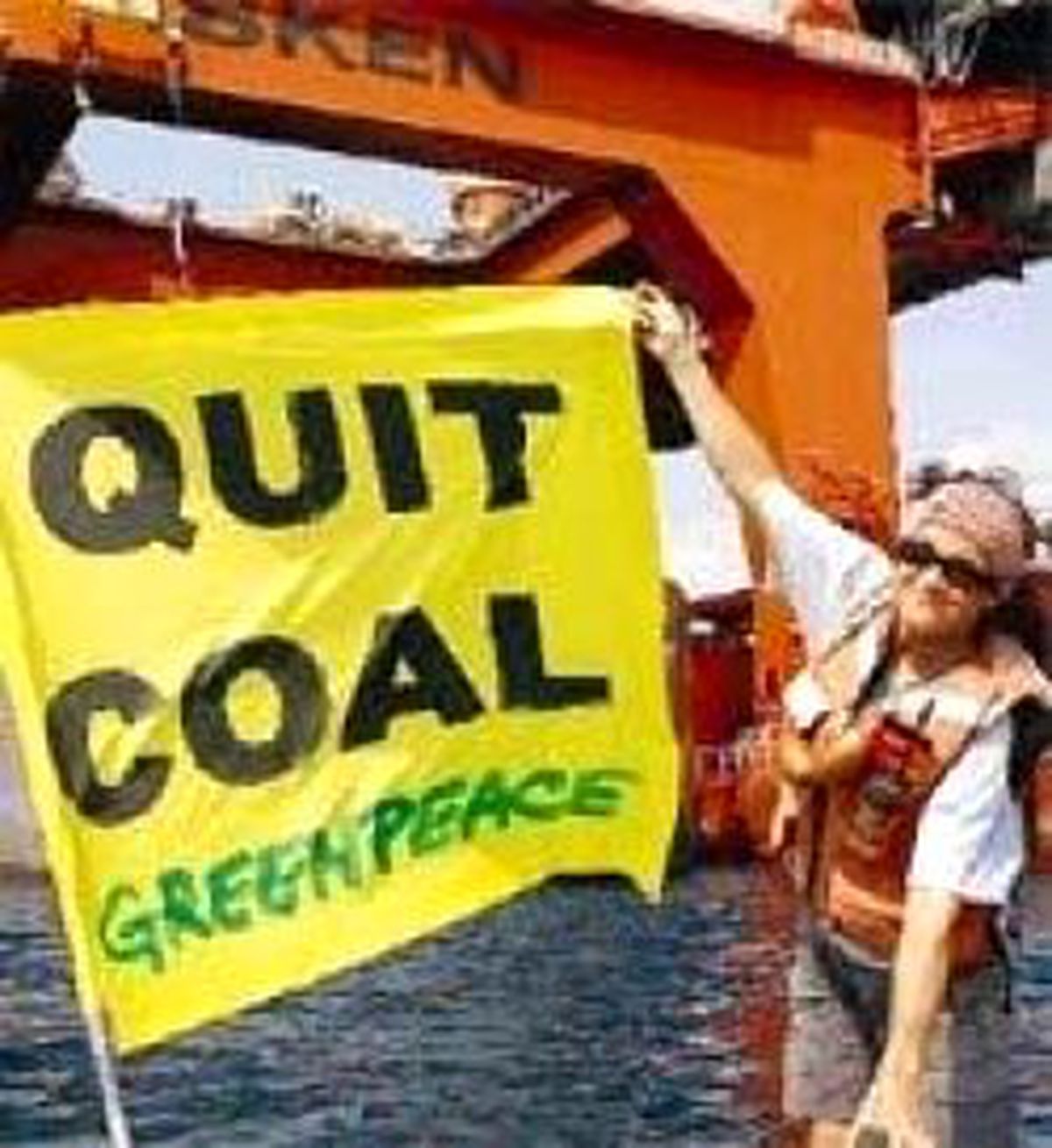 Greenpeace'den 'Kömür' Eylemi