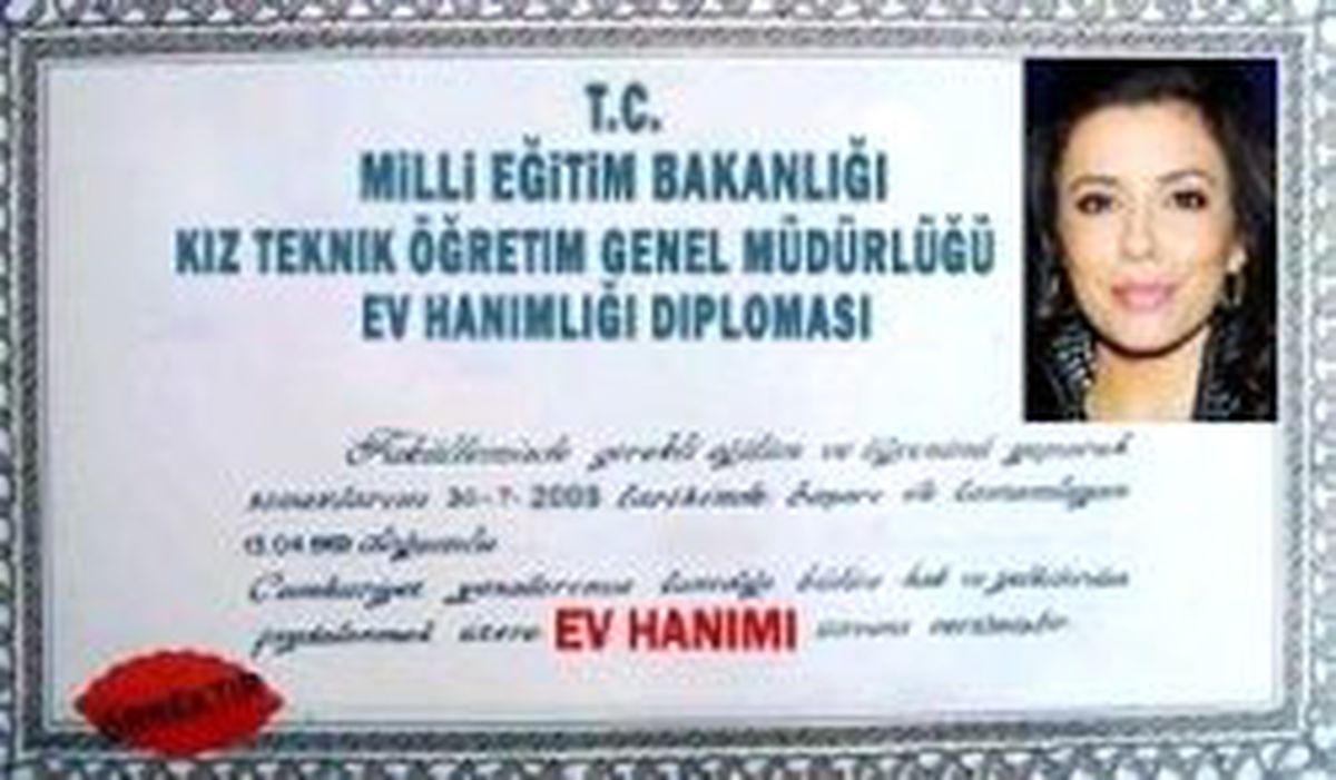 Diplomalı Ev Hanımları Yetişecek