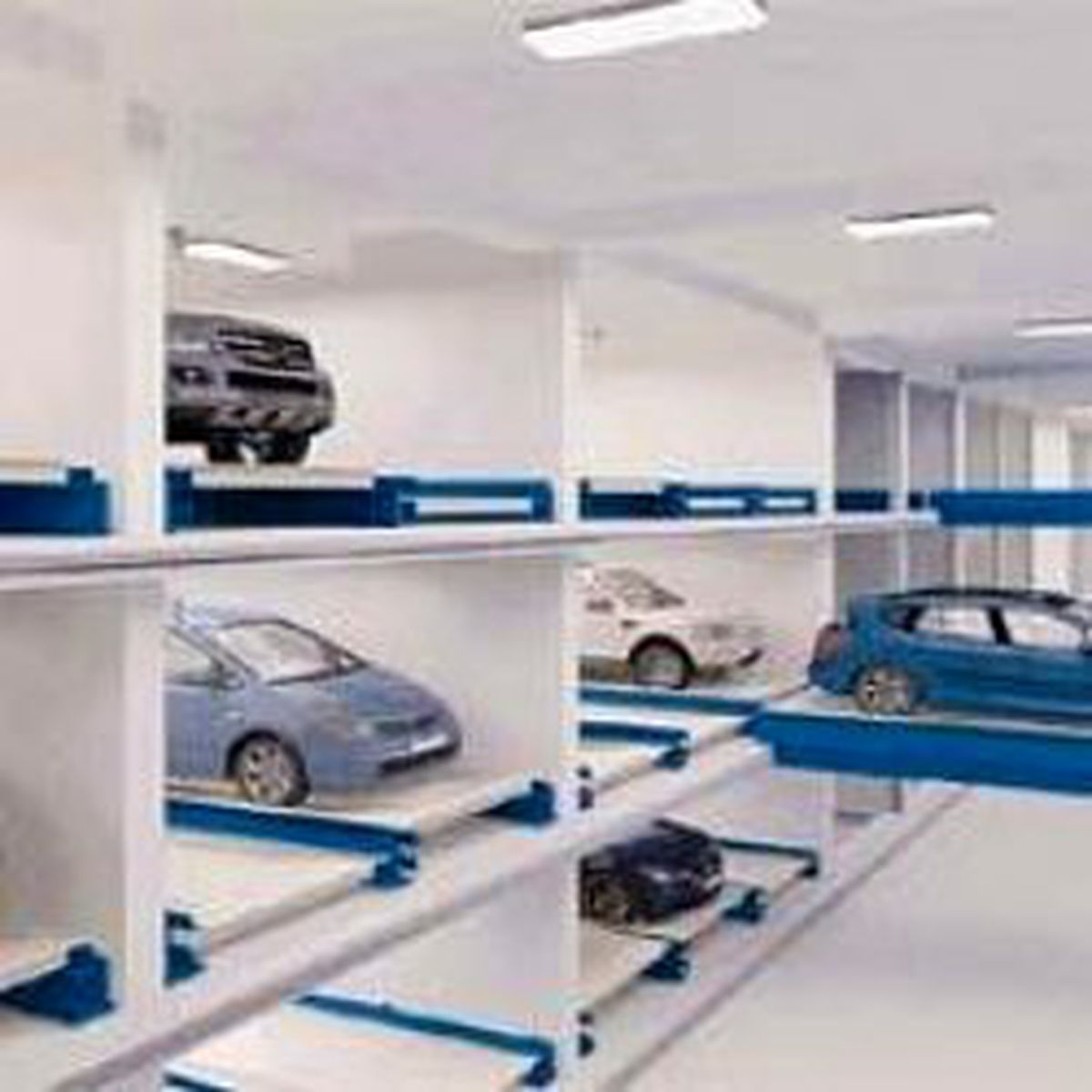 Araç Asansörlü Tam Otomatik Otoparklar