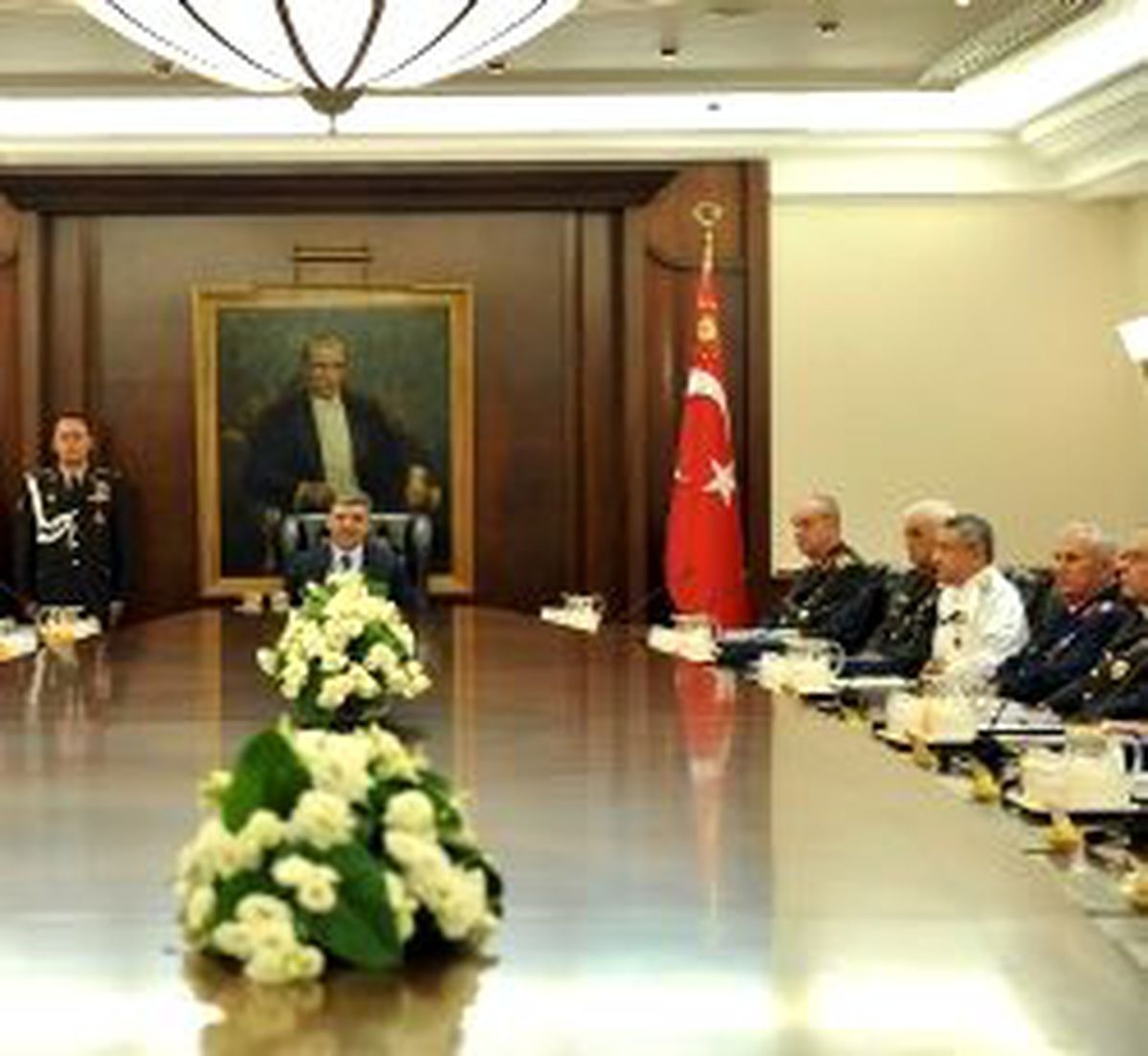 Asker İtirazını Gül'ün Önünde de Tekrarladı