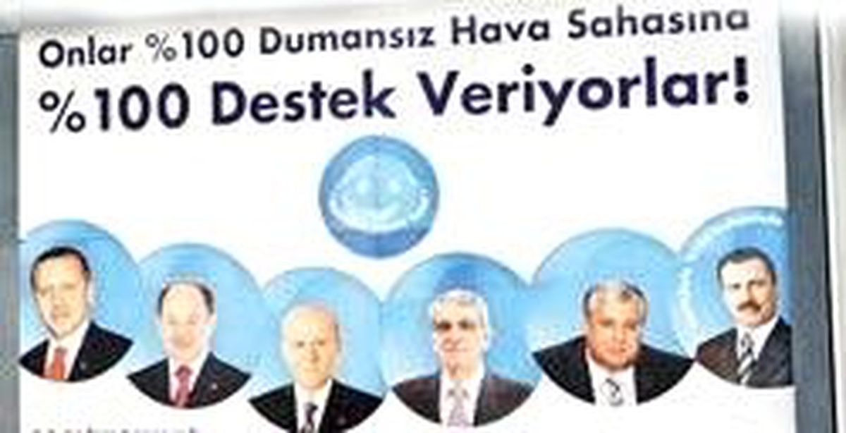 Afişte Baykal Yok