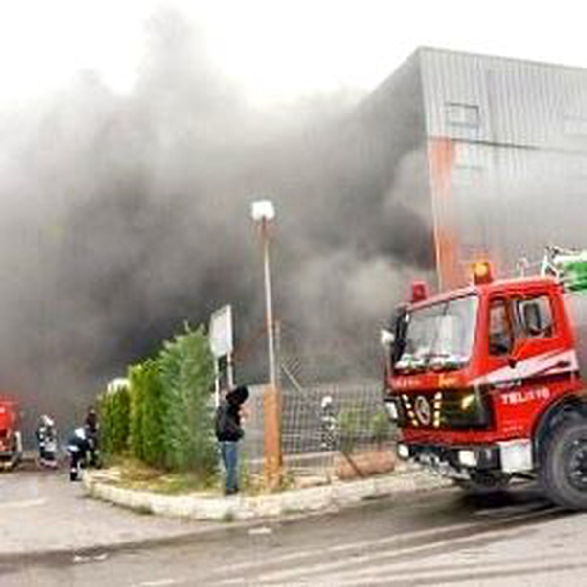 Kağıt ve Ambalaj Fabrikasında Yangın