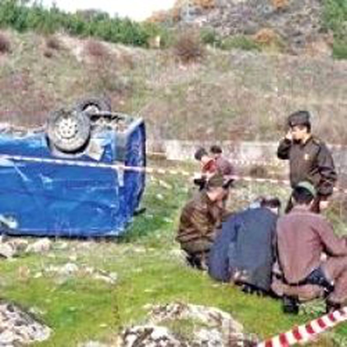Para Nakil Aracı Şarampole Uçtu