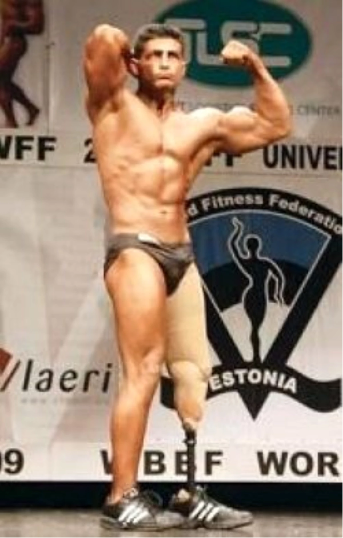Protez Bacaklı Vücut Şampiyonu