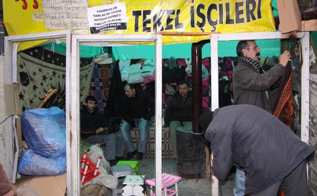 Tekel İşçilerinin Gardı Düştü