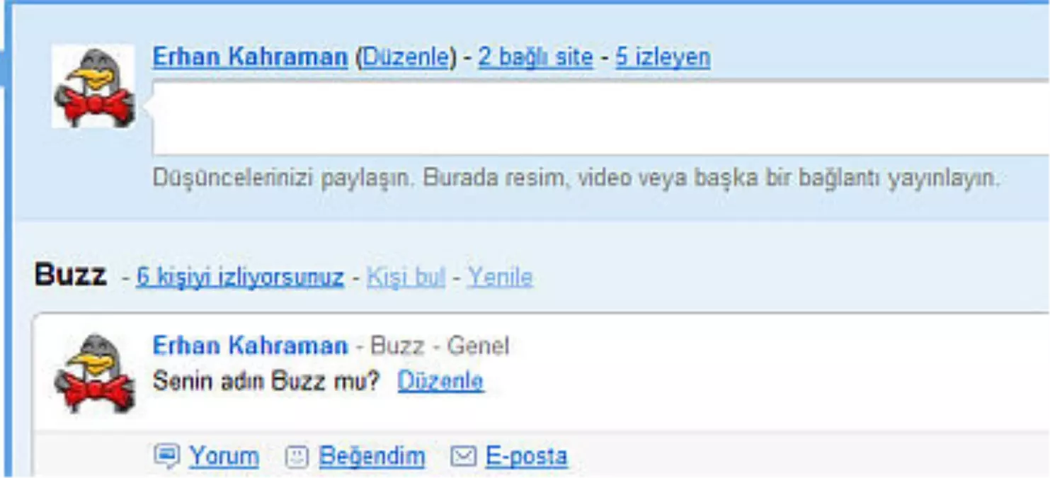 Buzz, Kullanıcıların Elinde Şekilleniyor