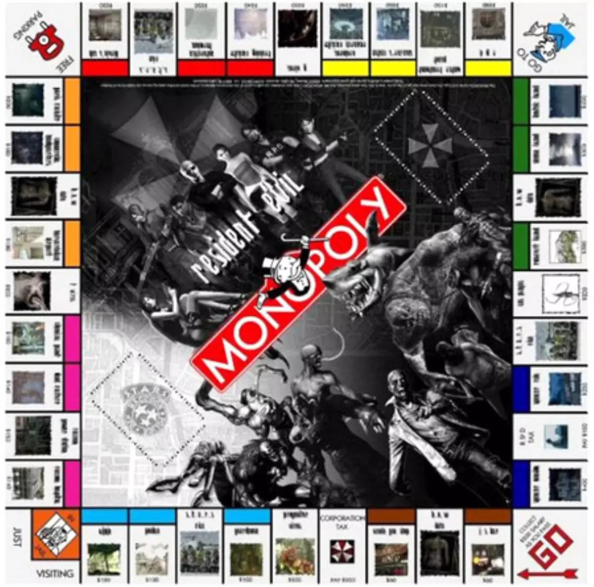 Resident Evil\'a Özel Monopoly