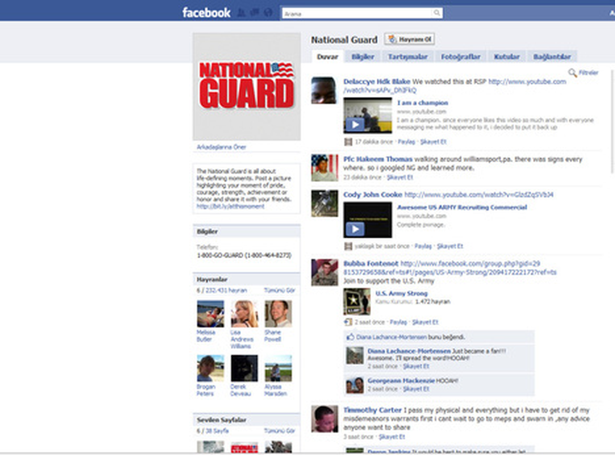 ABD Ordusu Facebook'tan Adam Topluyor