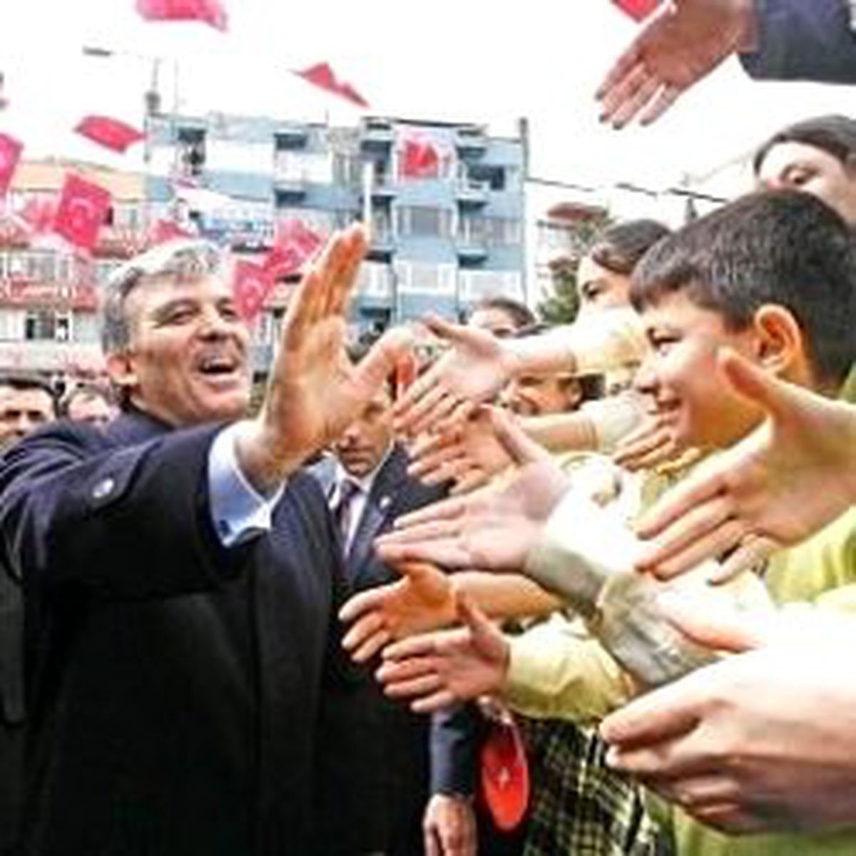 Sloganlı Karşılama