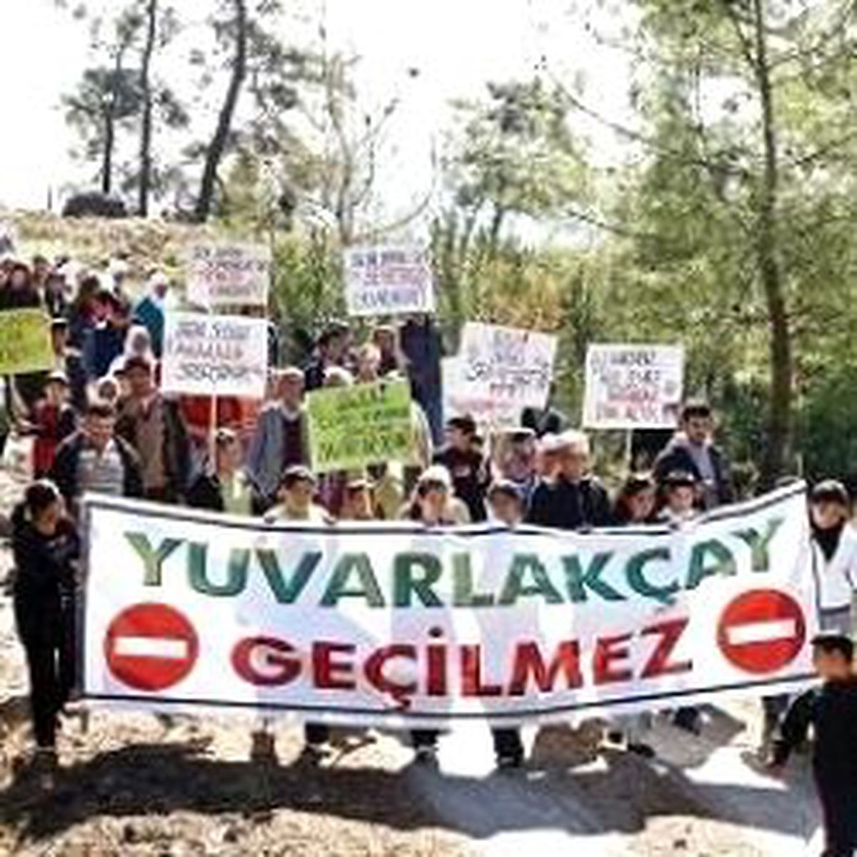 Çevre Nöbetine Destek Yürüyüşü
