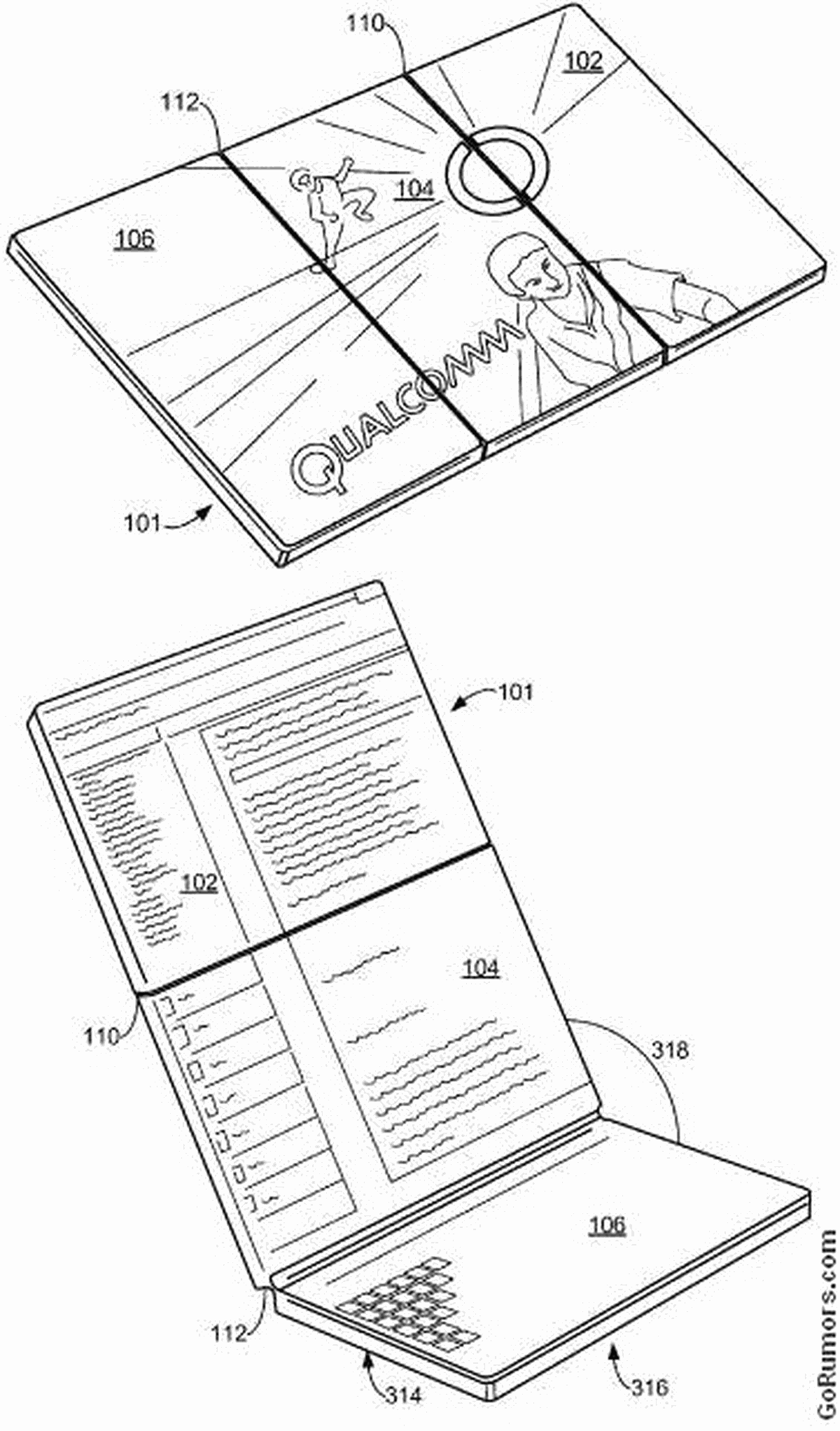 Qualcomm'dan Katlanabilir Tablet