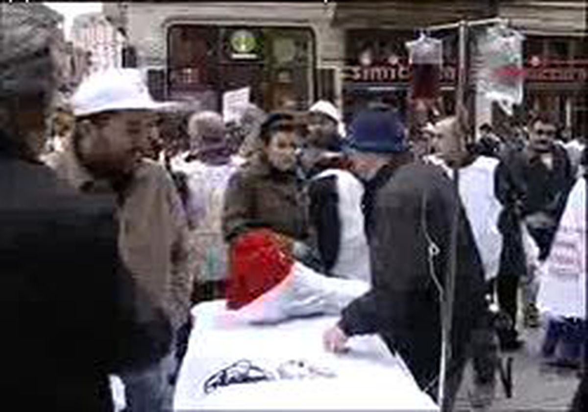 14 Mart Tıp Bayramında Protesto Yürüyüşü