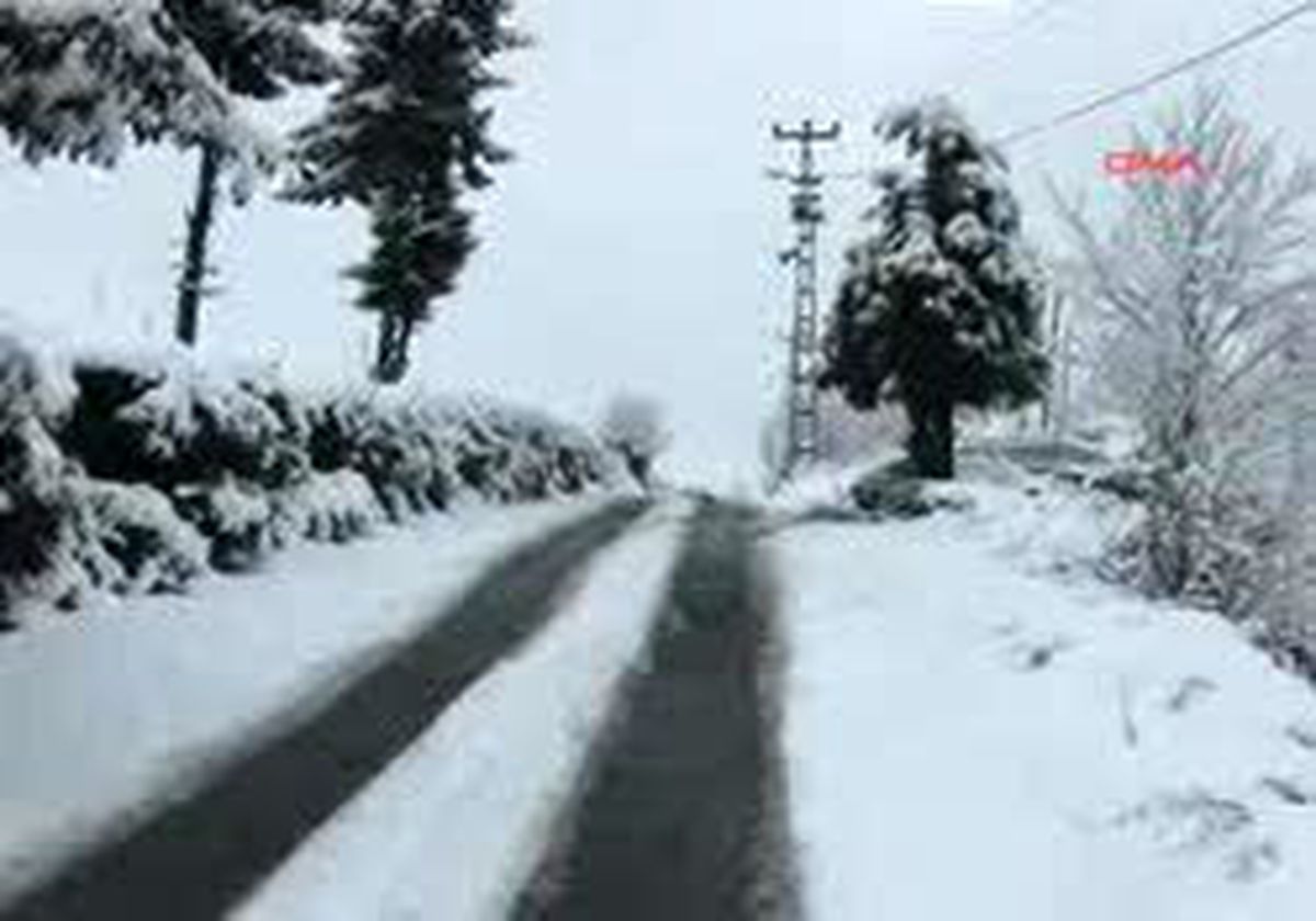 Rize´De Kar Yağışı Etkili Oluyor