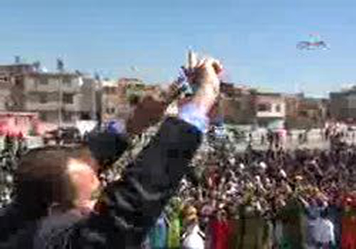 Tarsus - Nevruz Kutlamalarında Öcalan Posteri Açıldı