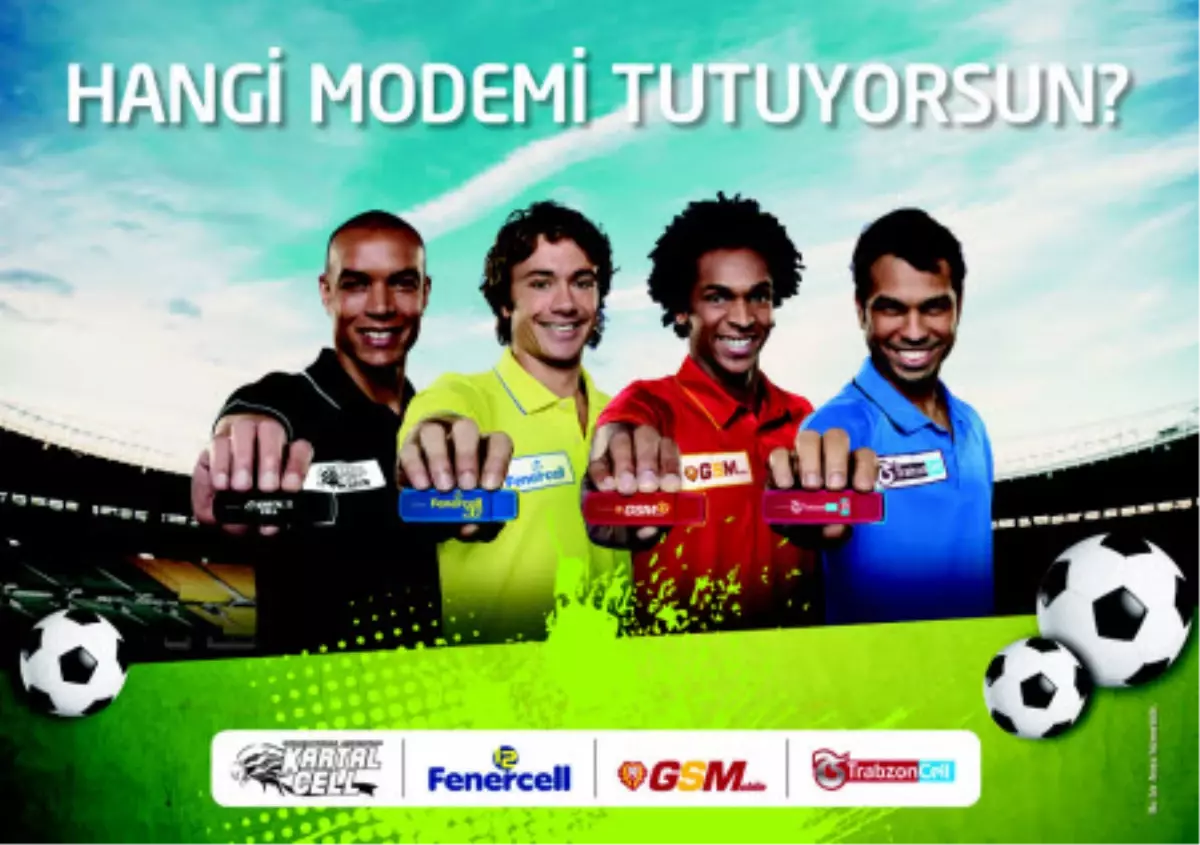Avea\'dan Futbol Takımlarına Özel Mobil Modemler