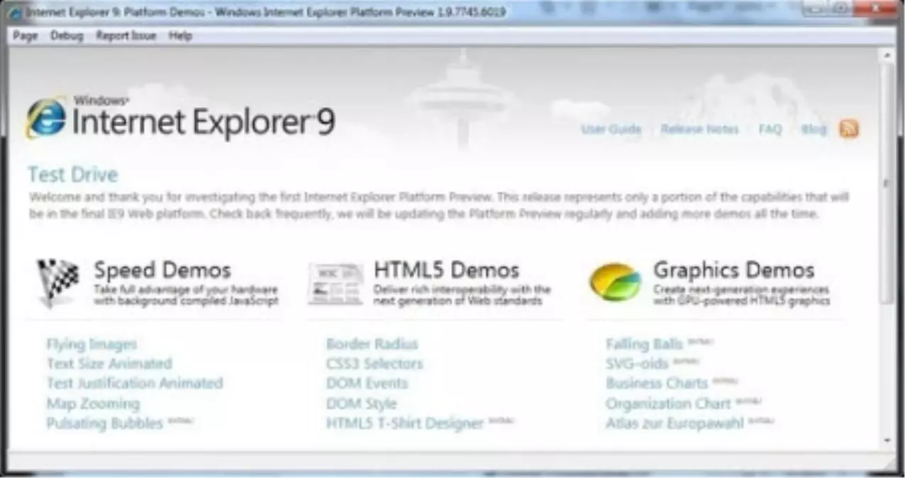 Internet Explorer 9 Etkiledi
