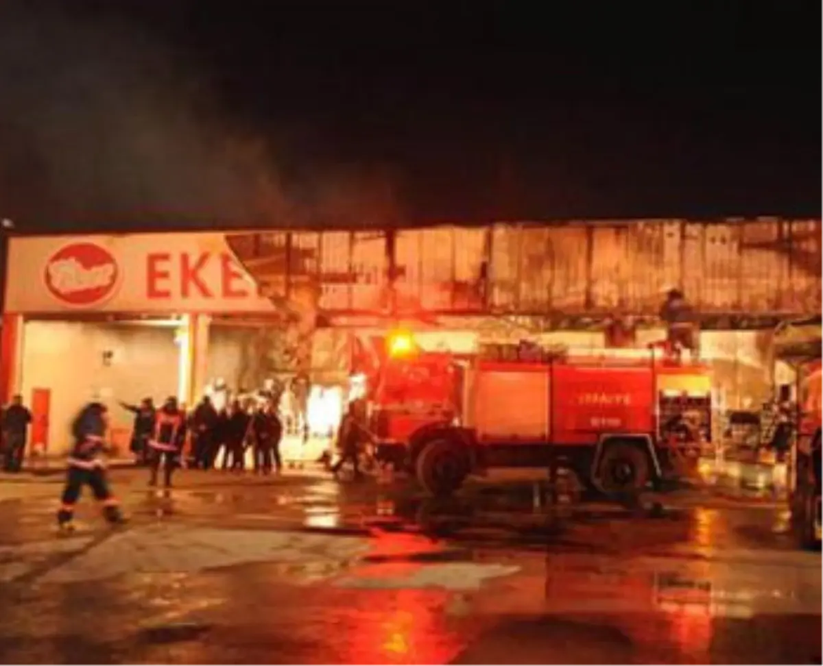 Süt Ürünleri Fabrikasında Yangın