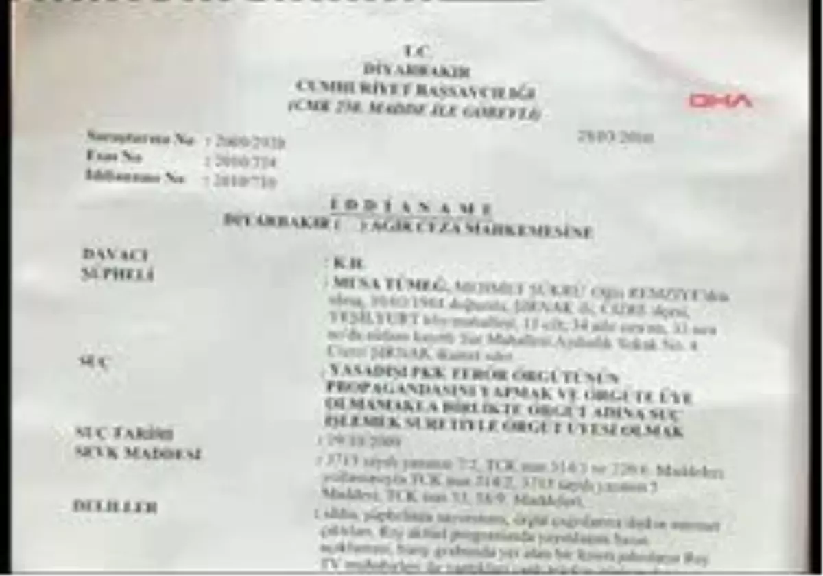 Diyarbakır - Kandil´Den Gelenlere 20, Mahmur´Dan Gelenlere 1