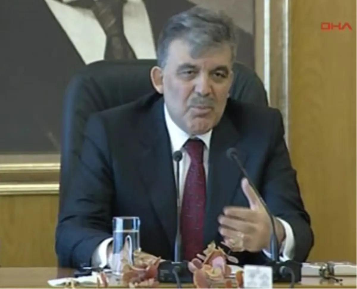 Gül\'den Anayasa Değişikliği Yorumu 