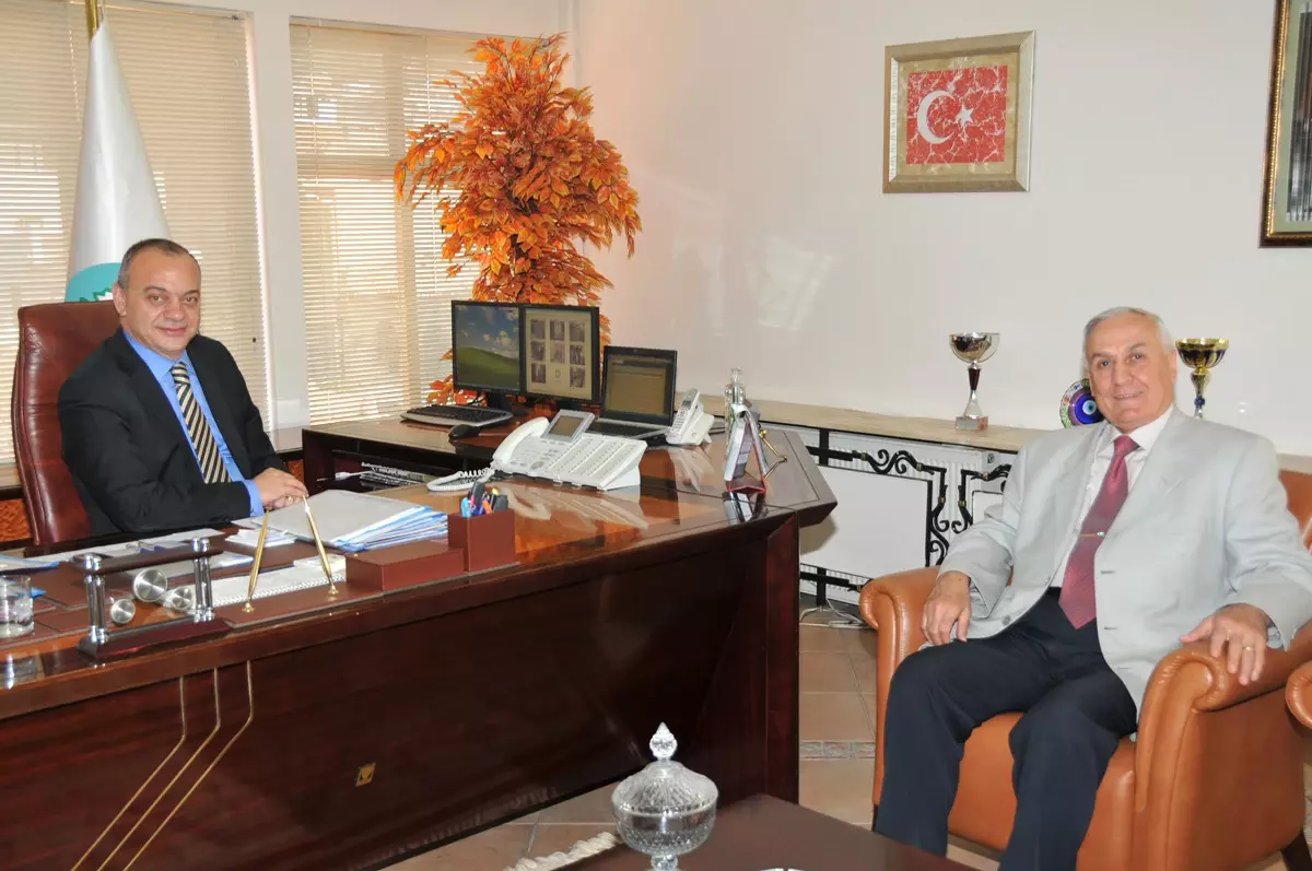 Emekli Tuğgeneral Kazım Usta, Başkan Ergün’ü Ziyaret Etti